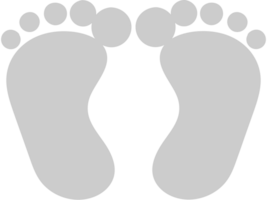 Footprints vector