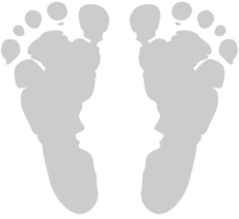 Footprints vector