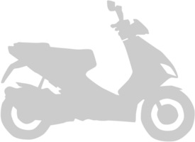 scooter motorcycle vector