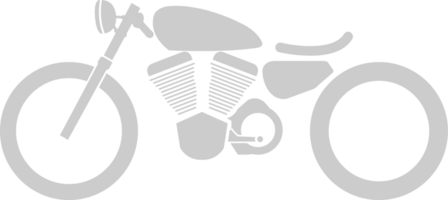 motocicleta personalizada vector