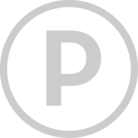 parking place road sign vector