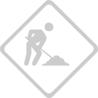 road work sign vector