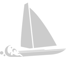 sailboat vector