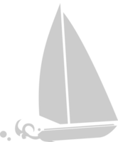 sailboat vector