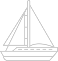 sailboat vector