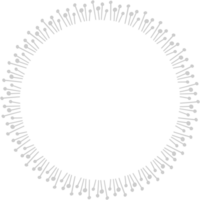 Decoration frame circle vector