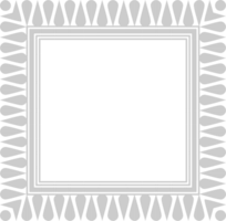 Decoration frame square vector