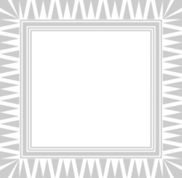 Decoration frame square vector