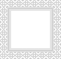 Decoration frame square vector