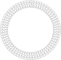 Decoration frame circle vector