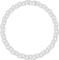 Decoration frame circle vector