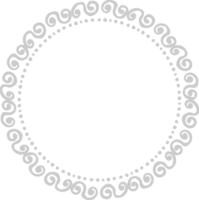 Decoration frame circle vector