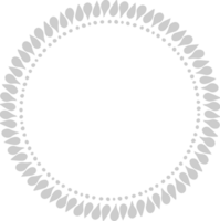 Decoration frame circle vector