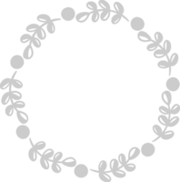 marco de decoración floral vector