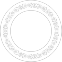 marco de círculo de decoración vector