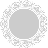 Decoration frame circle vector