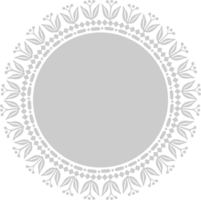 Decoration frame circle vector