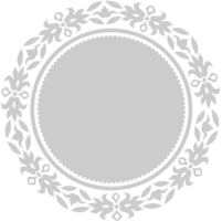 Decoration frame circle vector