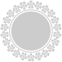 Decoration frame circle vector