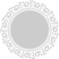 Decoration frame circle vector