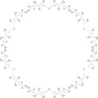 Decoration frame circle vector