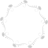 Decoration circle frame vector
