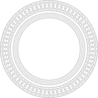 Decoration frame circle vector