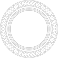 Decoration frame circle vector