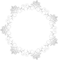 Decoration frame floral vector