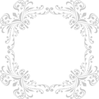 Decoration frame floral vector