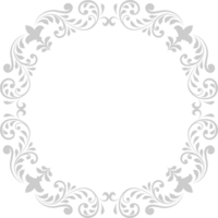 Decoration frame floral vector