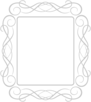 Decoration frame rectangle vector