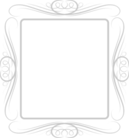 Decoration frame rectangle vector