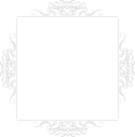 Decoration frame rectangle vector