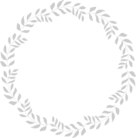 Decoration leaf frame vector