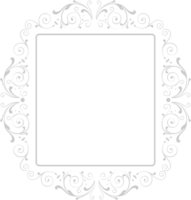 Decoration rectangle frame vector