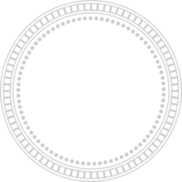 marco de círculo de decoración vector