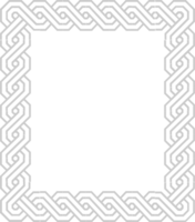 marco rectangular de decoración vector