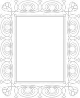 Decoration rectangle frame vector