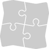 Puzzle Pieces Square vector