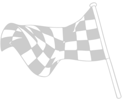 bandera de carrera vector