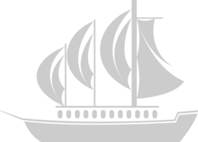 barco de vela vector