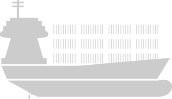 barco de carga vector