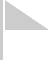 triángulo bandera vector
