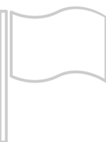 Flag rectangle  vector