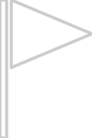 Flag triangle  vector