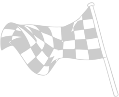 Flag race vector