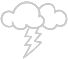 Cloud and Thunder vector