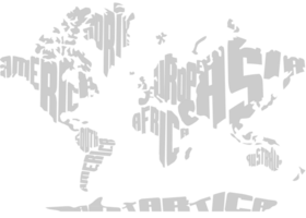 mapa del mundo vector