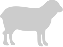 Silhouettes Sheep vector